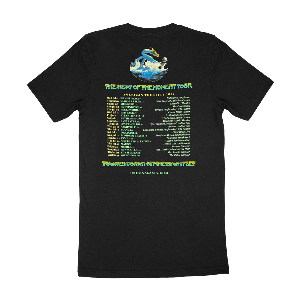 Heat of the Moment Black Tour T-Shirt