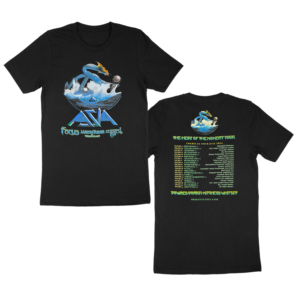 Heat of the Moment Black Tour T-Shirt