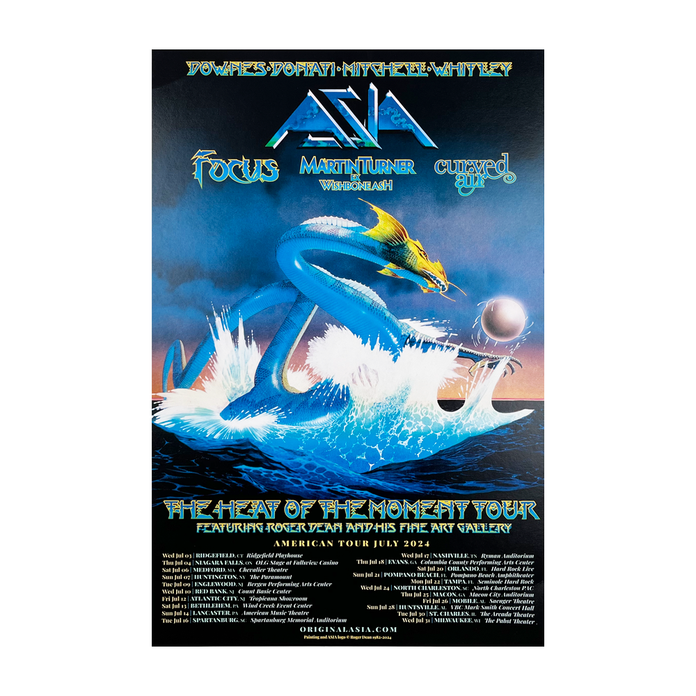 Heat of the Moment Tour Poster (unsigned)